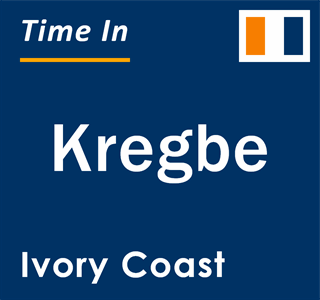 Current local time in Kregbe, Ivory Coast