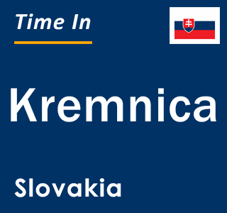 Current local time in Kremnica, Slovakia