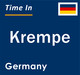 Current local time in Krempe, Germany