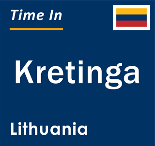 Current local time in Kretinga, Lithuania