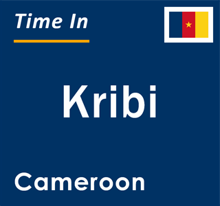 Current local time in Kribi, Cameroon