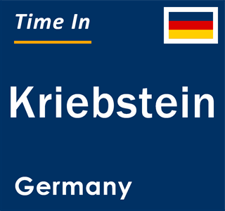 Current local time in Kriebstein, Germany