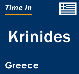 Current local time in Krinides, Greece