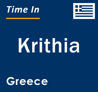 Current local time in Krithia, Greece