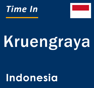 Current local time in Kruengraya, Indonesia