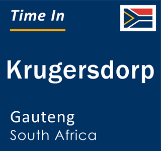 Current local time in Krugersdorp, Gauteng, South Africa