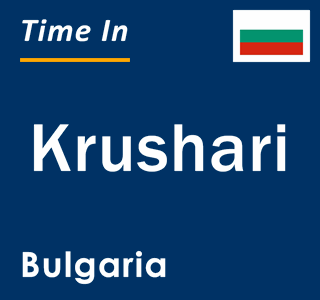 Current local time in Krushari, Bulgaria