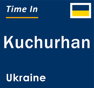 Current local time in Kuchurhan, Ukraine