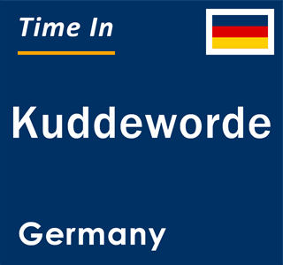 Current local time in Kuddeworde, Germany