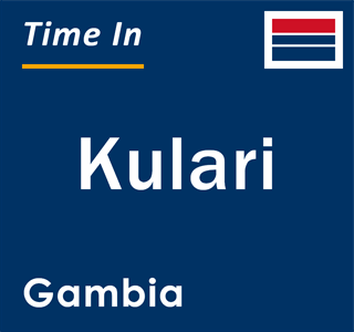 Current local time in Kulari, Gambia