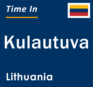 Current local time in Kulautuva, Lithuania