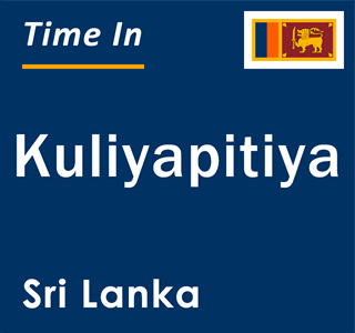 Current local time in Kuliyapitiya, Sri Lanka