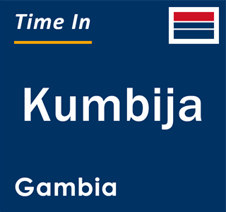 Current local time in Kumbija, Gambia