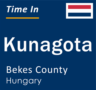 Current local time in Kunagota, Bekes County, Hungary