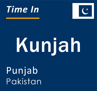 Current local time in Kunjah, Punjab, Pakistan