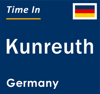 Current local time in Kunreuth, Germany