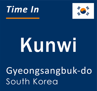 Current local time in Kunwi, Gyeongsangbuk-do, South Korea