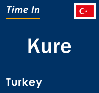 Current local time in Kure, Turkey