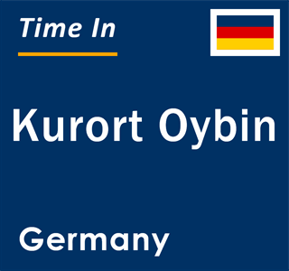 Current local time in Kurort Oybin, Germany