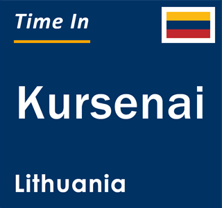 Current local time in Kursenai, Lithuania