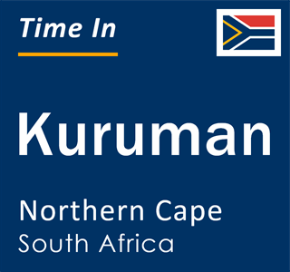 Current local time in Kuruman, Northern Cape, South Africa