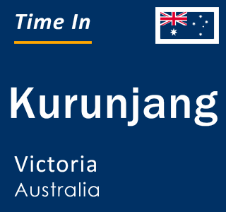 Current local time in Kurunjang, Victoria, Australia