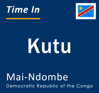Current local time in Kutu, Mai-Ndombe, Democratic Republic of the Congo
