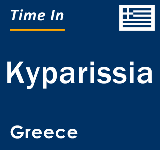 Current local time in Kyparissia, Greece