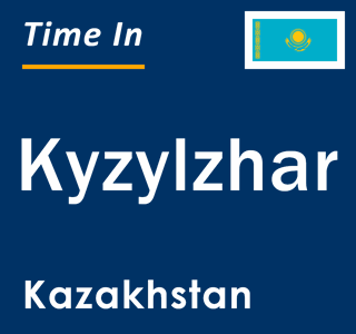 Current local time in Kyzylzhar, Kazakhstan