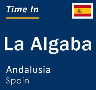 Current local time in La Algaba, Andalusia, Spain