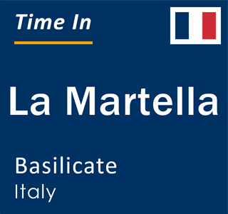 Current local time in La Martella, Basilicate, Italy