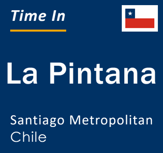 Current time in La Pintana, Santiago Metropolitan, Chile