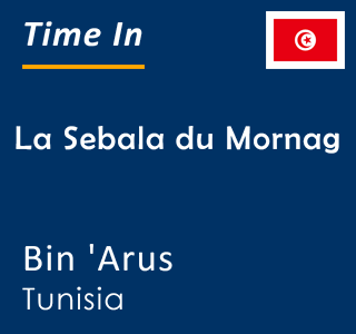 Current local time in La Sebala du Mornag, Bin 'Arus, Tunisia
