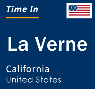 Current local time in La Verne, California, United States