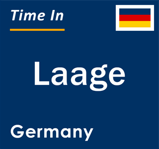Current local time in Laage, Germany