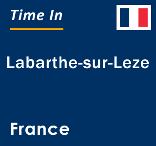 Current local time in Labarthe-sur-Leze, France