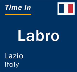 Current local time in Labro, Lazio, Italy