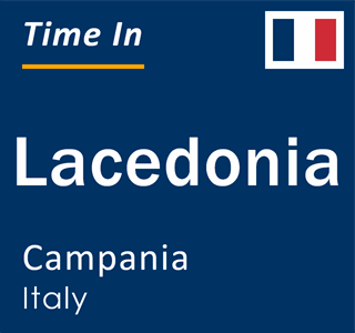 Current local time in Lacedonia, Campania, Italy