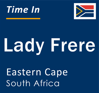 Current local time in Lady Frere, Eastern Cape, South Africa