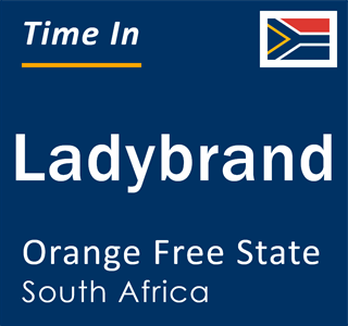 Current local time in Ladybrand, Orange Free State, South Africa