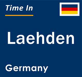 Current local time in Laehden, Germany