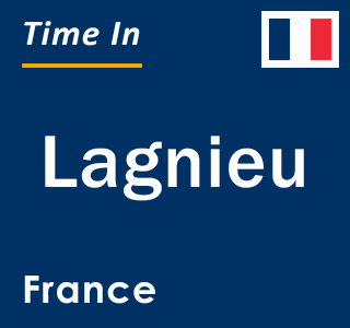 Current local time in Lagnieu, France