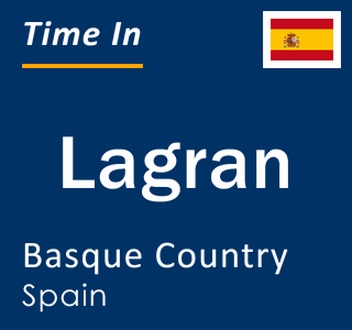 Current local time in Lagran, Basque Country, Spain