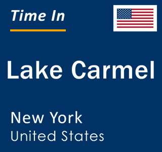 Current local time in Lake Carmel, New York, United States