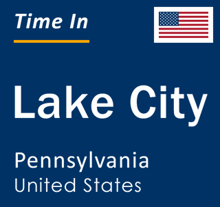 Current local time in Lake City, Pennsylvania, United States
