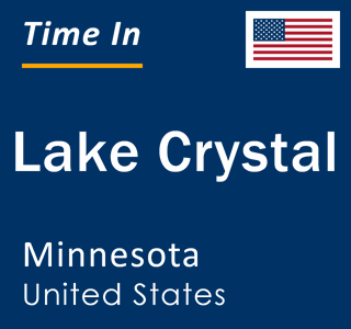 Current local time in Lake Crystal, Minnesota, United States