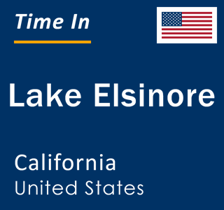 Current local time in Lake Elsinore, California, United States