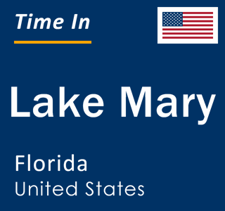 Current local time in Lake Mary, Florida, United States