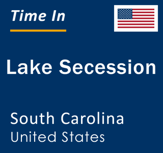 Current local time in Lake Secession, South Carolina, United States