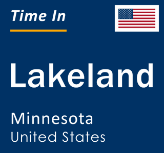 Current local time in Lakeland, Minnesota, United States